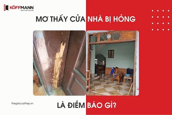 Cửa nhà bị hỏng trong giấc mơ